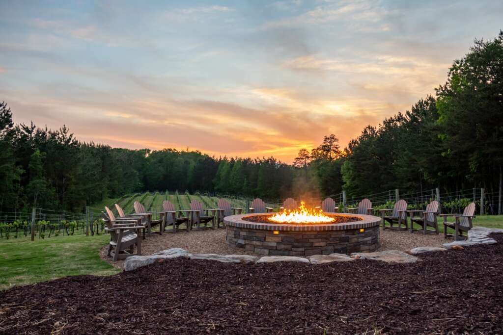 Sunset at the Fire Pit